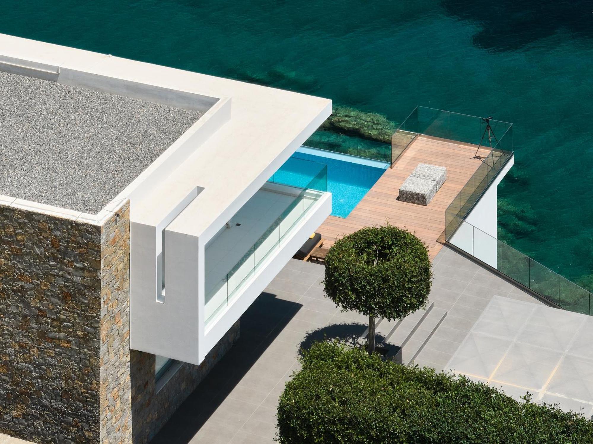 Beachfront Villa In Crete - Epavli Luxury Villa Агия-Пелагия  Экстерьер фото