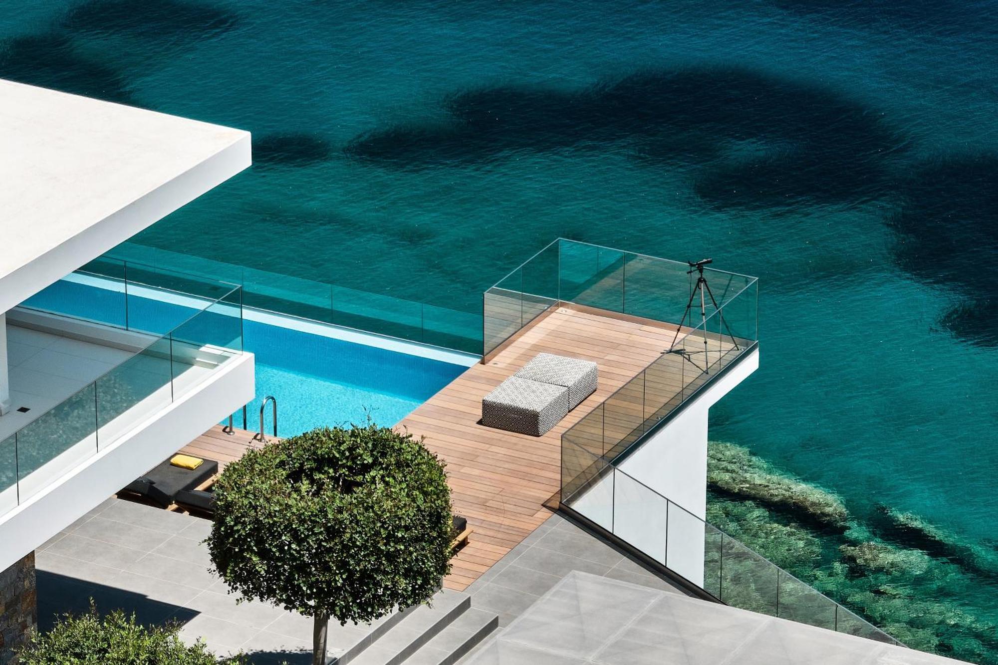 Beachfront Villa In Crete - Epavli Luxury Villa Агия-Пелагия  Экстерьер фото