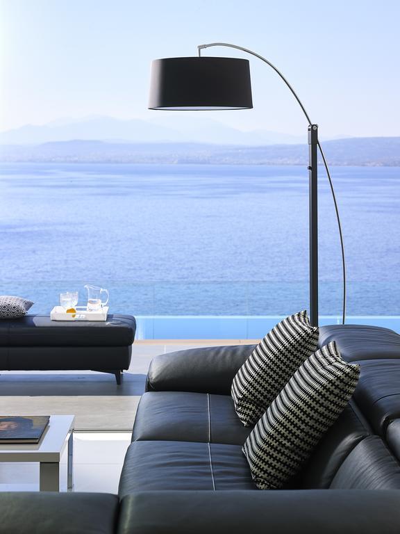 Beachfront Villa In Crete - Epavli Luxury Villa Агия-Пелагия  Экстерьер фото